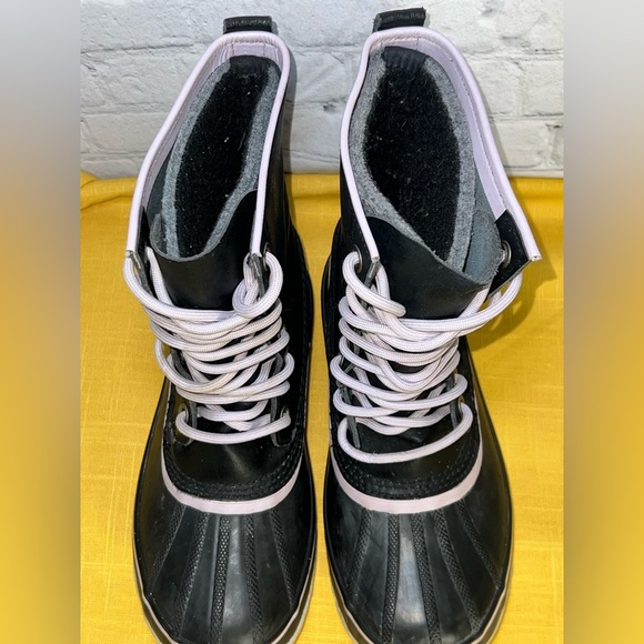 SOREL 1964 Premium Wool Boots Women’s Size 9 Black & Purple - Picture 10 of 11